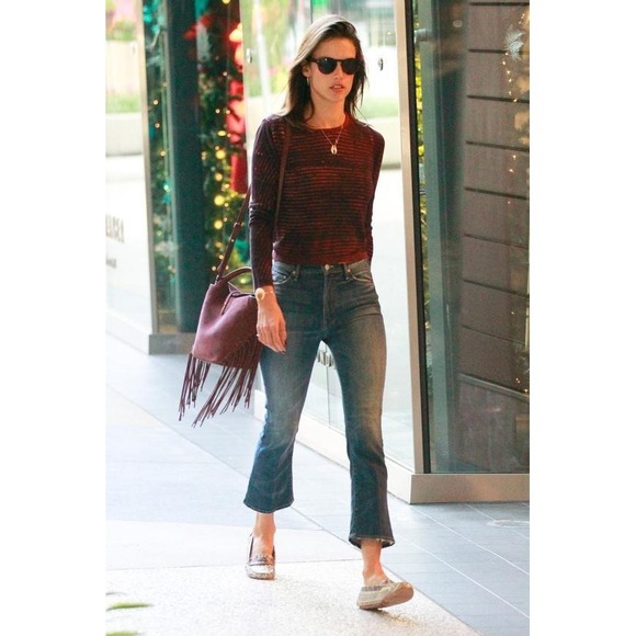 Mother Denim Denim - MOTHER The Insider‎ Crop High Rise Bootcut Double Trouble NWT Size 24